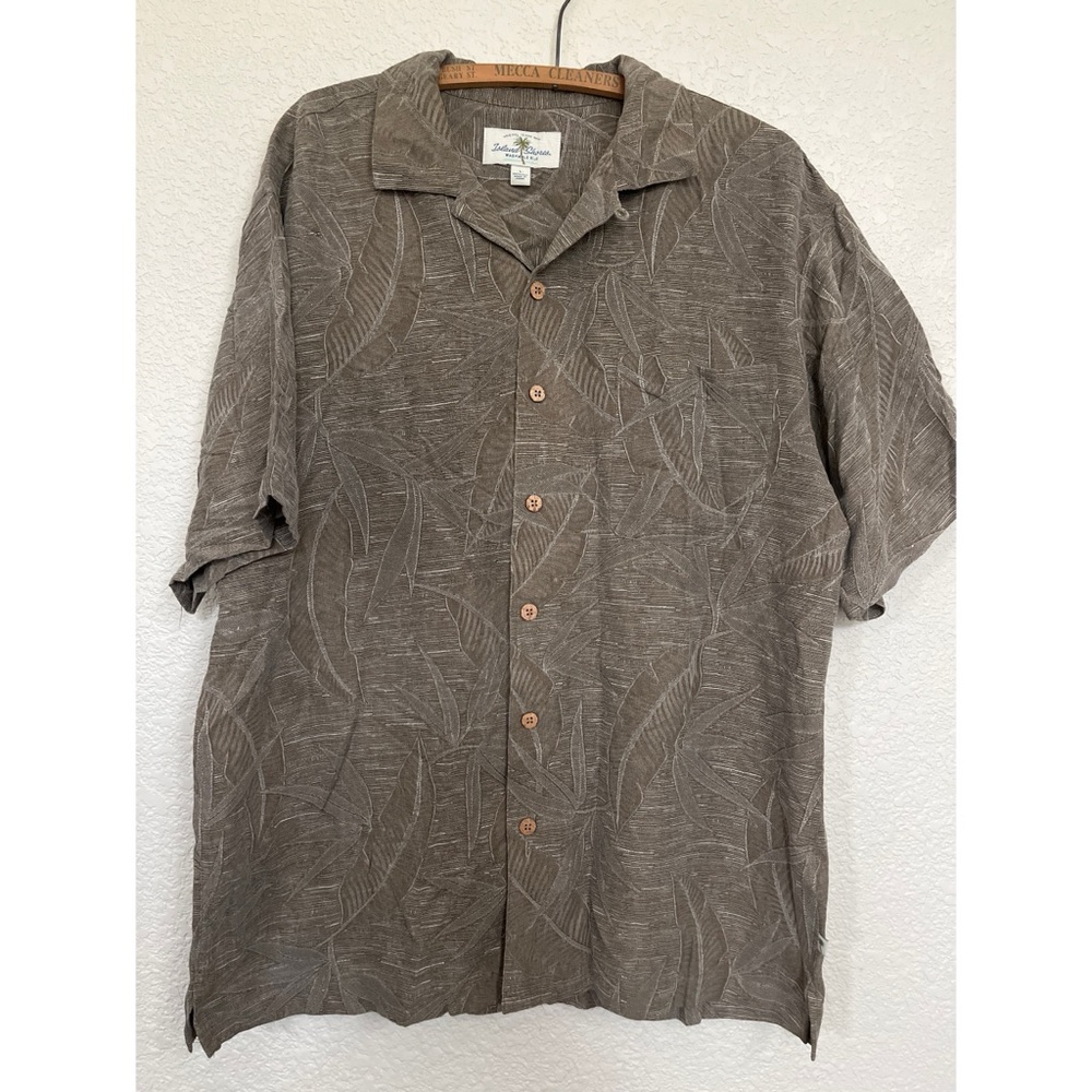 Island Shores Washable Silk Shirt Men’s Size Large